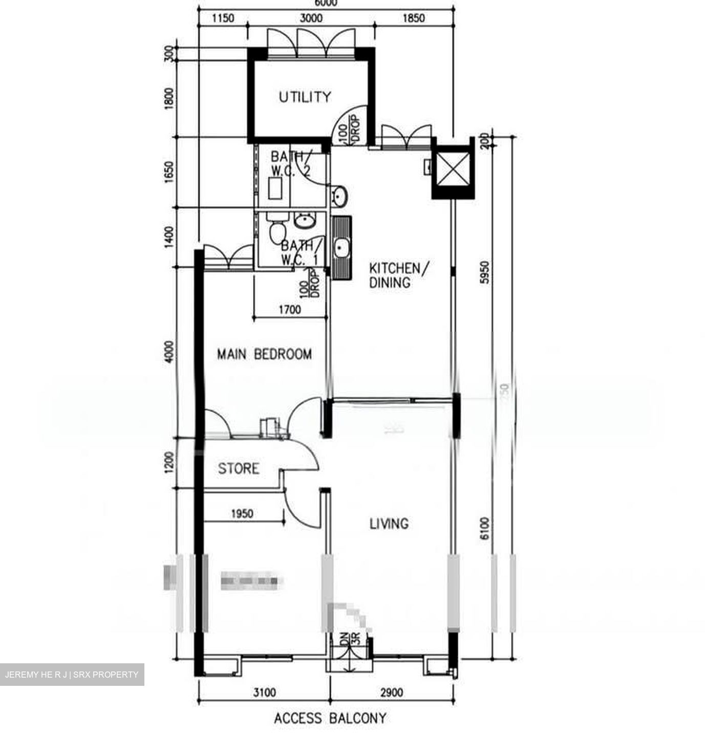 Blk 129 Yio Chu Kang Ville (Ang Mo Kio), HDB 3 Rooms #575504211